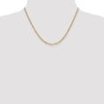 thumbnail image 2 of 10K Yellow Gold Figaro chain 18 in 2.5 mm 2.5mm Semi-Solid, 2 of 5