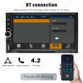 thumbnail image 5 of Daeblie 7-Inch Double Din Car Stereo with Android Auto and 1080p LCD Display, 5 of 7