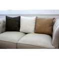 thumbnail image 4 of Tweed Decorative Pillow Cover – Throw Pillow Cover with Gold Metallic Finish – Cottage Home Décor Pillow Case – 18 x 18 Inch Farmhouse Rustic Cushion Cover, 4 of 5