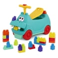 thumbnail image 1 of Battat Blue Ride-On Hippo with 26 Building Blocks and Storage, Ride-On Toy for Toddlers 12 Months +, 1 of 5