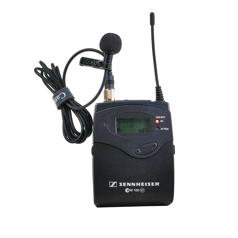 3.5mm Mini Professionne Microphone Lavalier Mic Replacement for Sennheiser G100/2/3 Wireless Audio Bodypack Transmitter