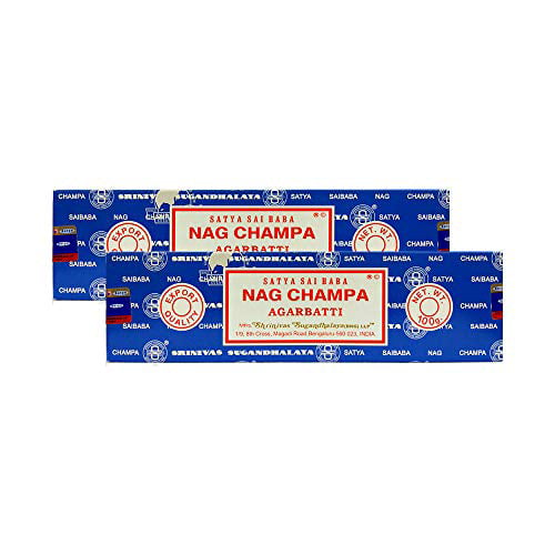 200 grams Details about   Nag Champa Satya Sai Baba Incense Sticks 200 grams 