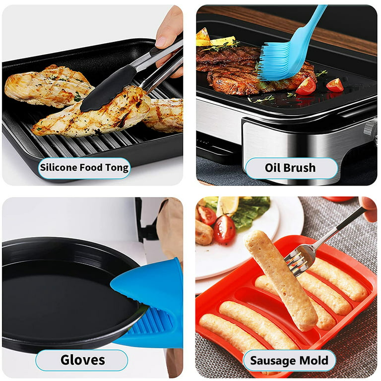 4 Pcs Air Fryer Accessoires 6 pouces Fit pour Airfryer 2.3-3.2qt Baking  Basket Pizza Plate Grill Pot K