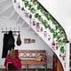 thumbnail image 2 of Adornos navideños, ratán navideño con bayas, ratán artificial navideño, repisa de invierno, mesa, escalera, porche, ratán de 1,75 m, adornos de agujas de pino., 2 of 6