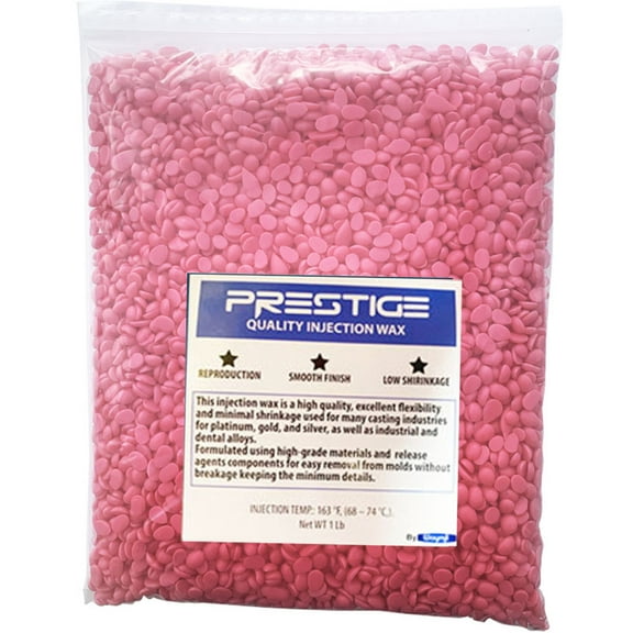 Prestige PINK Jewelry Casting Injection Wax Beads Pellets 1 Pound
