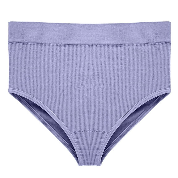 vigerkar Panties for Women Super Soft Briefs Underwear Sexy T Back Breathable Underwear Women Brief Blue, XL