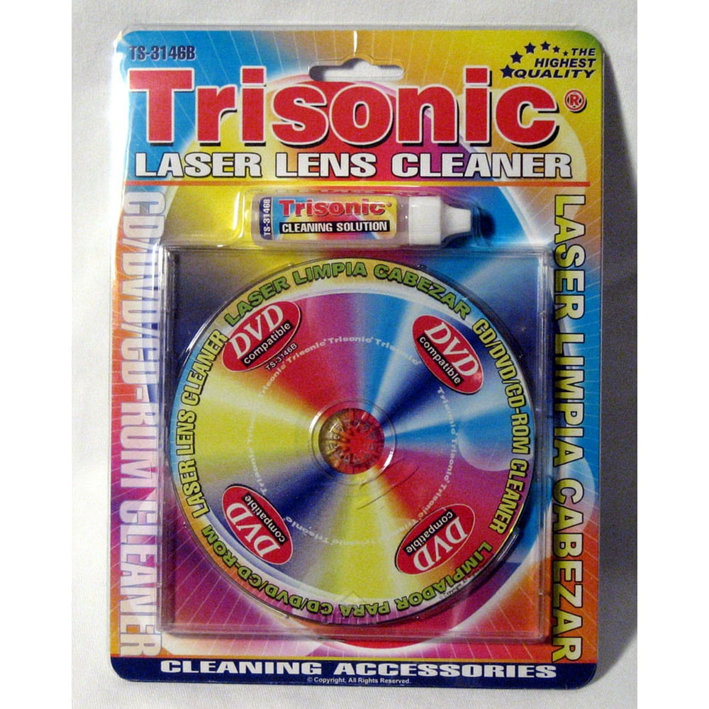 New Laser Lens Cleaner Game Console CdRom Dvd Player Cleaning Liquid Included