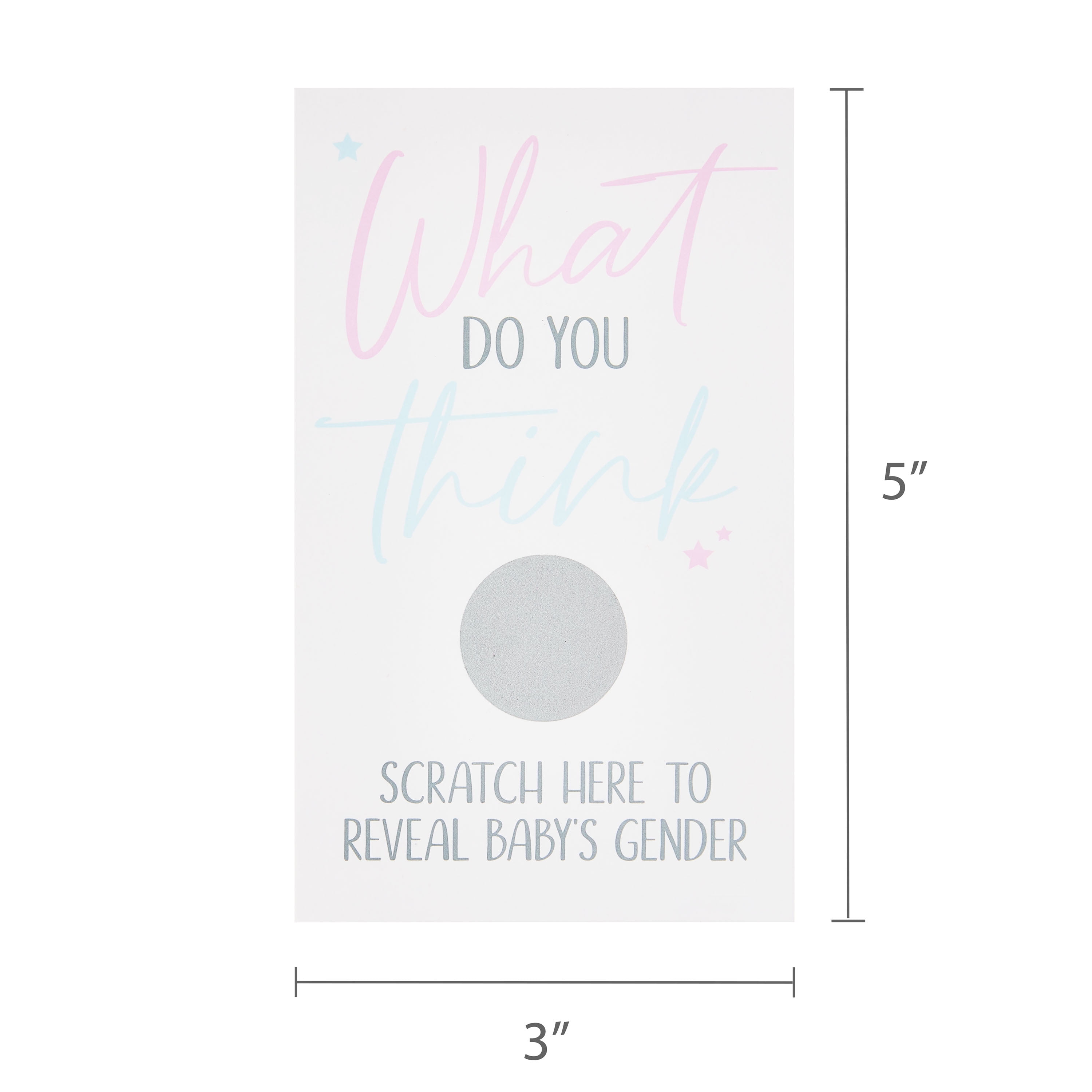 Girl Gender Reveal Scratch Offs, 10 Count, by Way To Celebrate