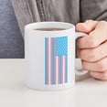 thumbnail image 2 of CafePress - Transgender Pride Flag 11 Oz Ceramic Mug - 11 oz Ceramic Mug - Novelty Coffee Tea Cup, 2 of 7