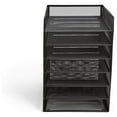 thumbnail image 3 of CintBllTer Tr57565-Cc 6 Compartment Wire Mesh File Organizer, Matte Black, 3 of 4