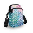 thumbnail image 3 of HELLHERO Skull Galaxy Lightning 2 Zippers Women Messenger Bag Polyester for Women, 3 of 7
