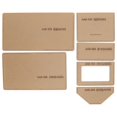thumbnail image 1 of Acrylic Leather Pattern, Leather Templates Transparent And Clear Long Service Time Short Wallet  For DIY Leather Crafts For Wallet, 1 of 8