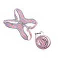 thumbnail image 2 of Pet Reflective Training Vest Traction, Pet Harness Leash Set Vest Adjustable Chest Abrasion Resistance Pet Dog Harness And Leash Set Dog Harness  For Home Rose Red M, 2 of 8