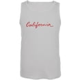 thumbnail image 1 of California License Plate White Adult Tank Top - 2X-Large, 1 of 1