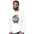 thumbnail image 5 of Hand Eye Crystal Ball Futuristic Spirit Long Sleeve TShirt Men Women Brisco Brands X, 5 of 6