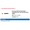 thumbnail image 2 of Accessory Belt Tension Damper - Compatible with 1991 Mercedes-Benz 350SD, 2 of 2