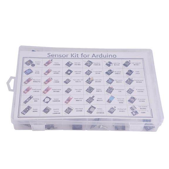 Riousery 37in1 Sensor Module Kit Tutorial for Raspberry Pi Education (11.02 inches / 28 cm)