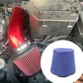 thumbnail image 2 of YUTK Protection de Filtre à Air de Performance de Modification de Voiture Version Plus Épaisse Anti-Poussière et Imperméable Universal pour Filtre d'Admission d'Air Froid à Haut Débit (Bleu), 2 of 5