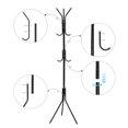 9 Hooks Coat Rack Stand Simple Freestanding Standing Coat and Hat