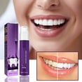Purple Tooth Agent Toothpaste Tooth Stains Yellow Teeth Cleaning At