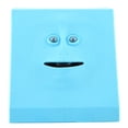thumbnail image 2 of Caja de dinero con forma de cara bonita, moneda de banco, olla para ahorrar dinero (azul), 2 of 12