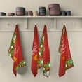 thumbnail image 5 of Christmas Bell Holly Berry Kitchen Towel, Dish Towels Quick Drying Tea Towels Absorbent Hand Towels for Kitchen Sink Dinner Table 28 x 18 Inches, Set of 4, 5 of 7
