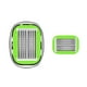 thumbnail image 4 of Afeitadora de Cabeza Rapada con Cuchillas de 8 Capas | Cabezal de Afeitado Manual | Banda Lubricante de Aloe | Kit de Viaje Portátil E Impermeable | 1 Afeitadora + 1 Cepillo de Limpieza | Tamaño: 13, 4 of 7
