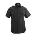 thumbnail image 4 of First Class 100% Polyester Short Sleeve Zippered Uniform Shirts - Dark Gray - XL, 4 of 8