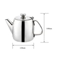 thumbnail image 3 of Stainless Steel Cold Water Juice Coffee Pot Teapot Jug Kettle Pitcher 1.3L, 3 of 6