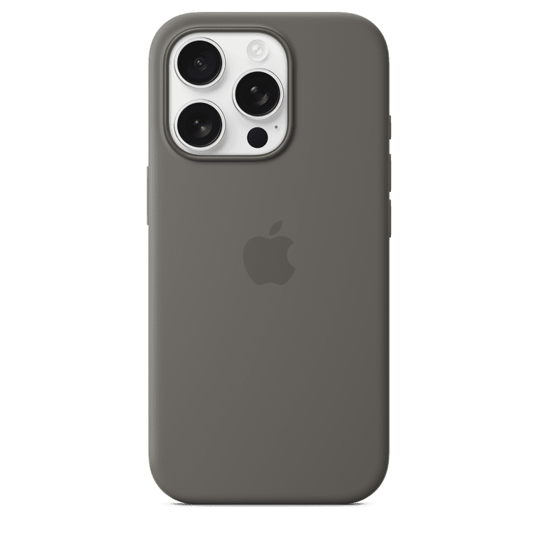 STONE  PHONE 16 PRO COVER かーき Apple iPhone 16 Pro Silicone Case with MagSafe - Stone Gray