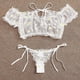 thumbnail image 3 of Women's Lingerie Set with Garter Belt, Seductive Underwear Bodystocking Fishnet Bodysuit, 3 of 5