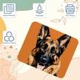 thumbnail image 3 of Collie Square Desk Pad Mouse Pad, 8.3x9.8 Inch Non-Slip Rubber Bottom Printed Mousepad for Office and Gaming, 3 of 6