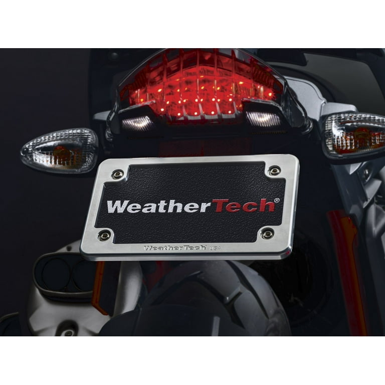 WeatherTech Billet License Plate Frame - Satin Black