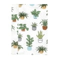 thumbnail image 3 of Hudson Baby Cotton Flannel Burp Cloths, Plants 7 Pack, One Size, 3 of 6