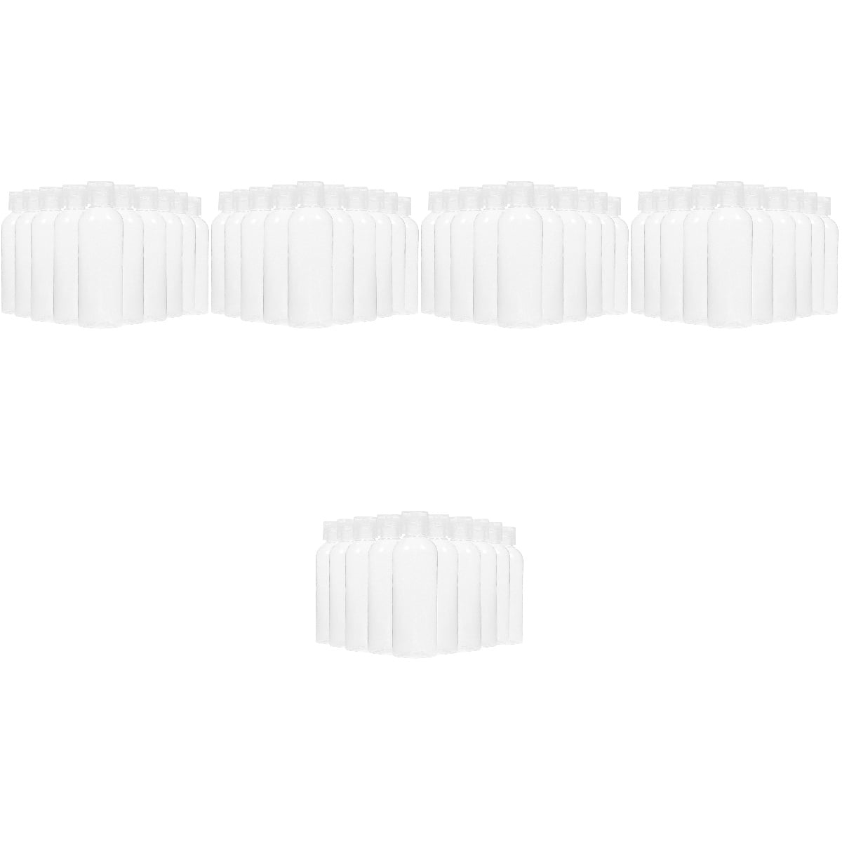 Masteelf 50 pcs Travel Size Bottles Refillable Bottles Plastic Toiletries Container Lotion Shampoo Bottles(100ml)