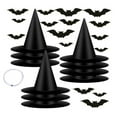 thumbnail image 1 of Shengyu Halloween Decoration Essential Witch Hats For Women Simply Pin To Pull Rope Out Of Top Of Hat type1, 1 of 6
