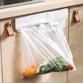 thumbnail image 3 of Wall-mounted Garbage Rack Household Cabinet Door Toilet Bathroom Kitchen Tabletop Folding Storage Garbage Bag Foldable Garbage Hanger, 3 of 4