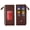 Burgundy, variant on Leather All in One Card Case Holder Slim Wallet With a Card Protection Strap by Marshal