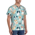 thumbnail image 5 of Rocae Colorful Dog for Men's Moisture-Wicking Crew Tee - T-Shirt for Sports, Outdoor Activities, and Casual Wear3X-Large, 5 of 9