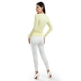 thumbnail image 3 of Sueter acanalado con botones Roman Fashion /Juvenil, 3157 (Amarillo) amarillo G, 3 of 5