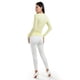 thumbnail image 3 of Sueter acanalado con botones Roman Fashion /Juvenil, 3157 (Amarillo) amarillo CH, 3 of 5