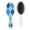 Vintage Ch, variant on Ocean Wave Anti-Frizz Hair Brush - Ergonomic Paddle Brush with Smoothing Bristles, Nautical Design Detangler for Long Hair, Ideal for Travel & Daily Use