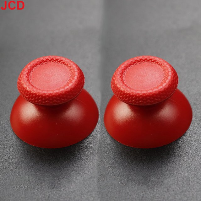 yunhuifeng 2pcs 3D Analog Joystick Stick Red For PS5 Controller Replacement
