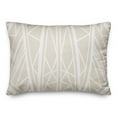 thumbnail image 2 of Creative Products Greige Geo 20 x 14 Spun Poly Pillow, 2 of 3