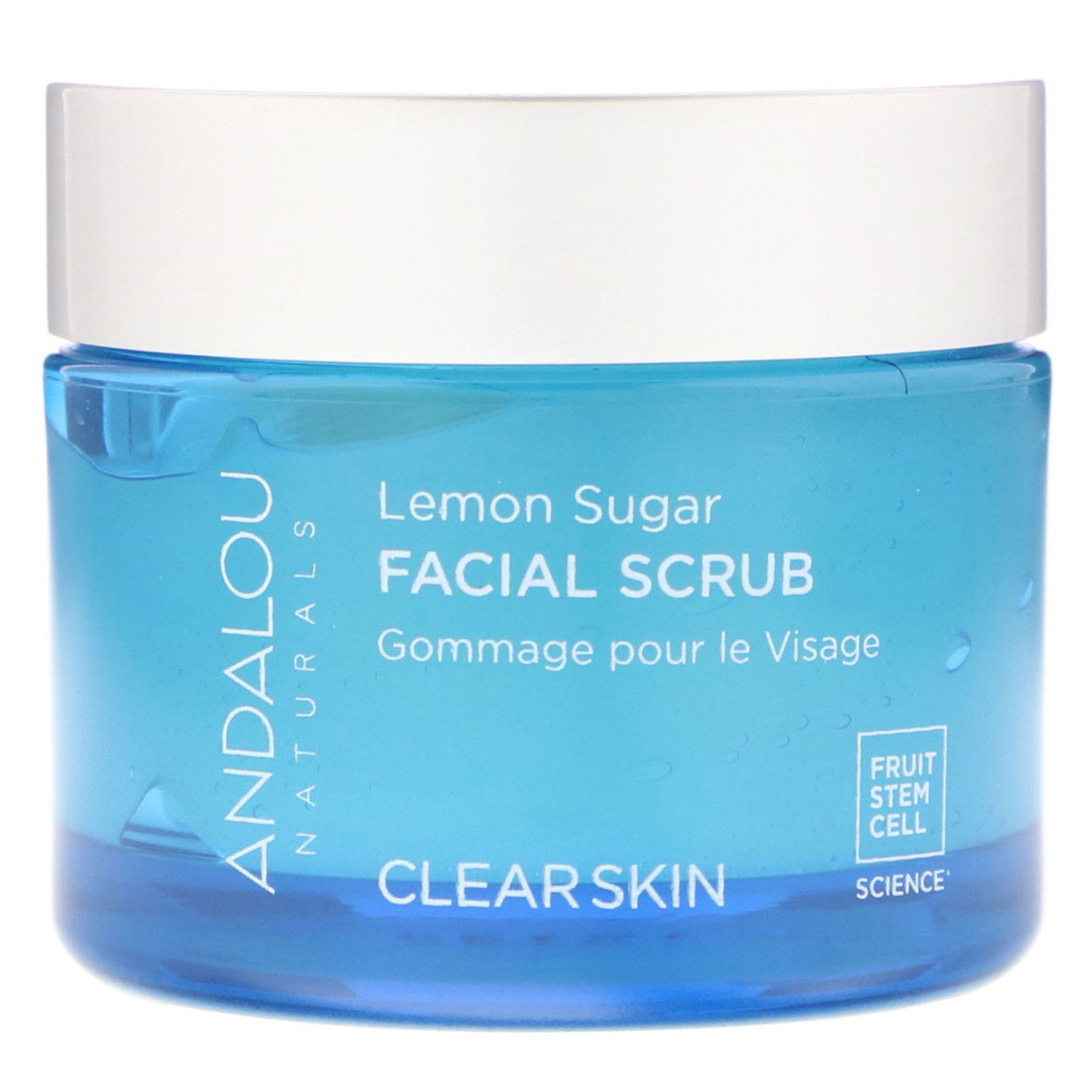 Andalou Naturals, Facial Scrub, Lemon Sugar, Clarifying, 1.7 oz (50 g