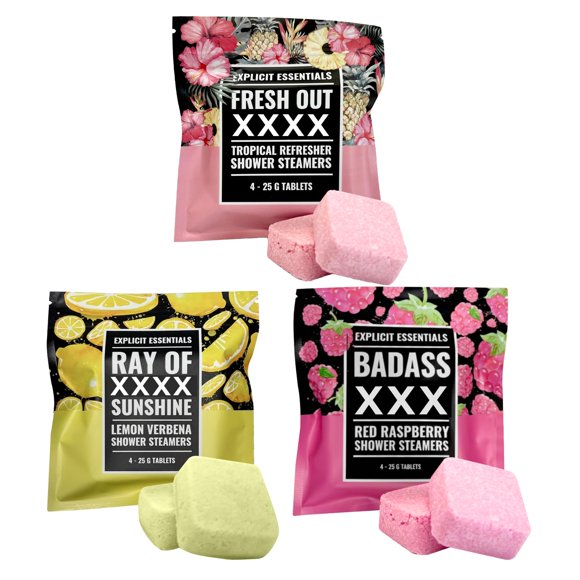 Set de Vaporizadores para Ducha Explicit Essentials - Aditivos para Baño