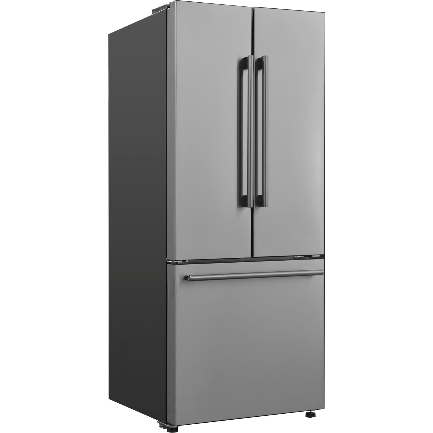 Galanz 16 Cu. ft. 3-Door French Door Refrigerator with Ice Maker, Stainless Steel, 28.35"W Condition, New - image 5 of 14