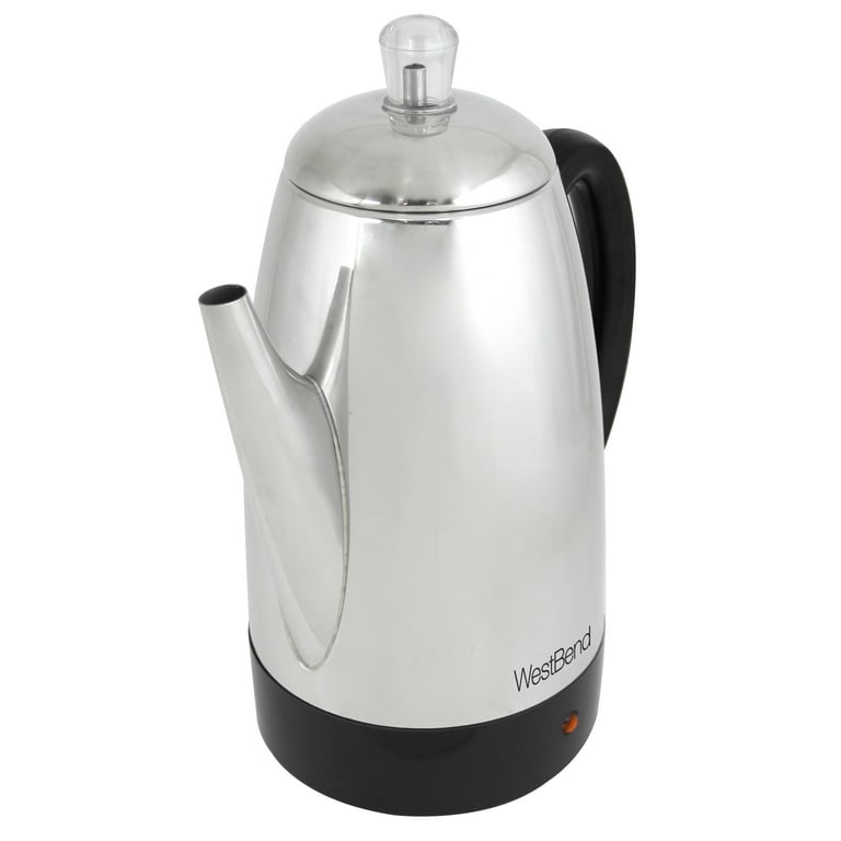 West Bend 54159 12-Cup Stainless Steel Percolator 