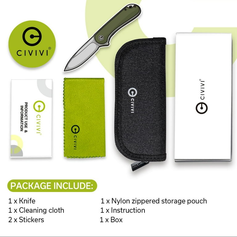 CIVIVI Vision FG Pocket Folding Knife with 3.54