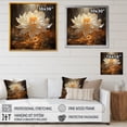thumbnail image 4 of Designart "Shekinah'S Radiant Floral Presence In Judaism" Judaism Floater Framed Wall Art Prints, 4 of 5